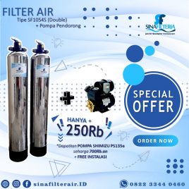 Paket Filter Air Tipe SF1054S Double + Pompa Air